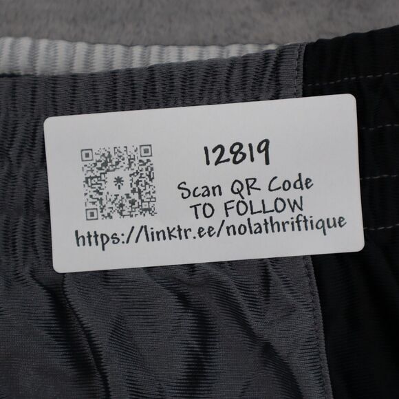 Nike Shorts Mens Gray Adjustable Waist Basketball Sports Active Pull On Bottoms - Picture 11 of 11